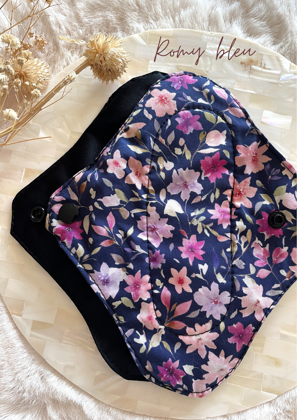 Serviette lavable flux MOYEN – Serviette hygiénique de jour
