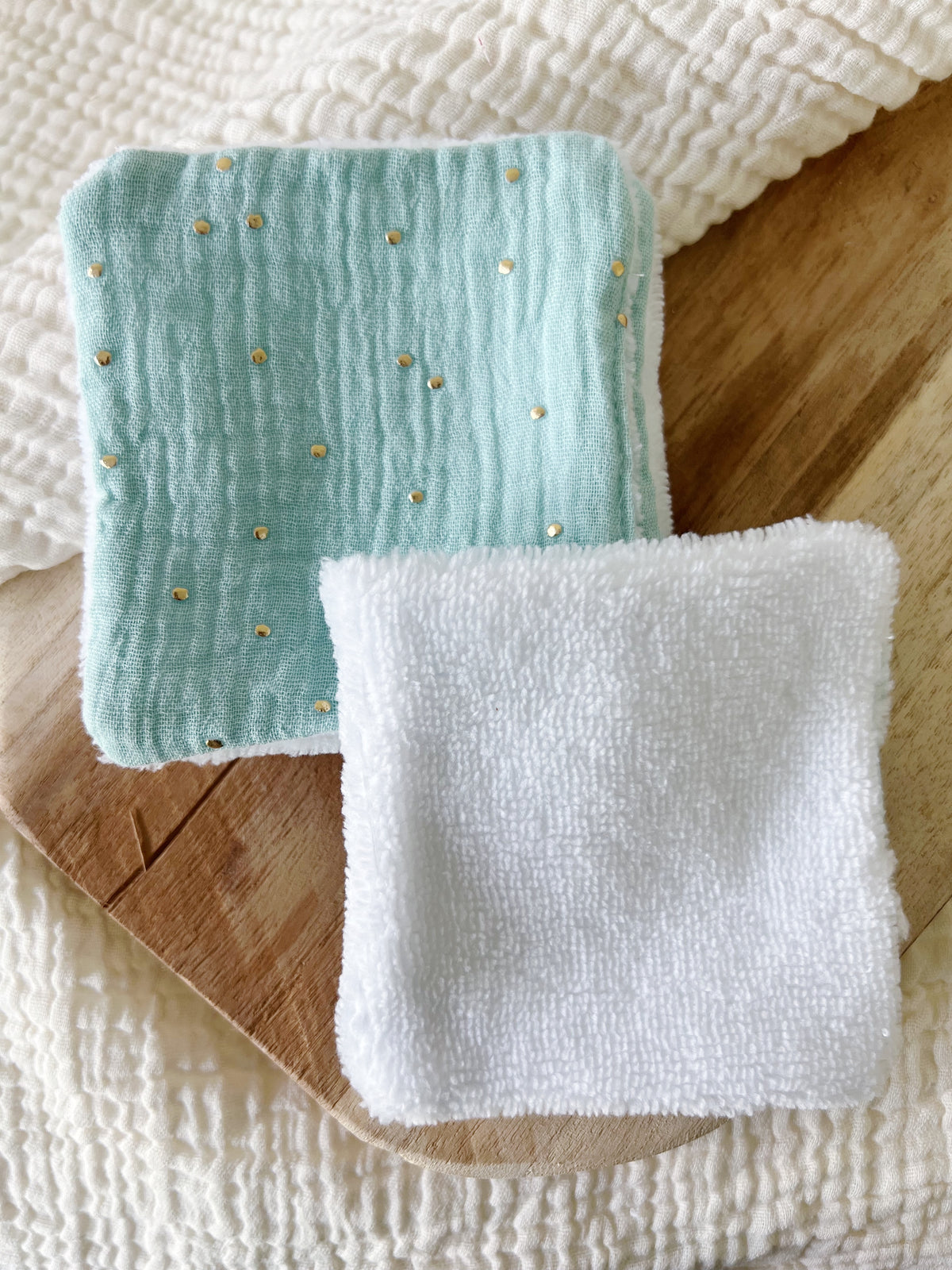 Coton lavable en éponge bambou