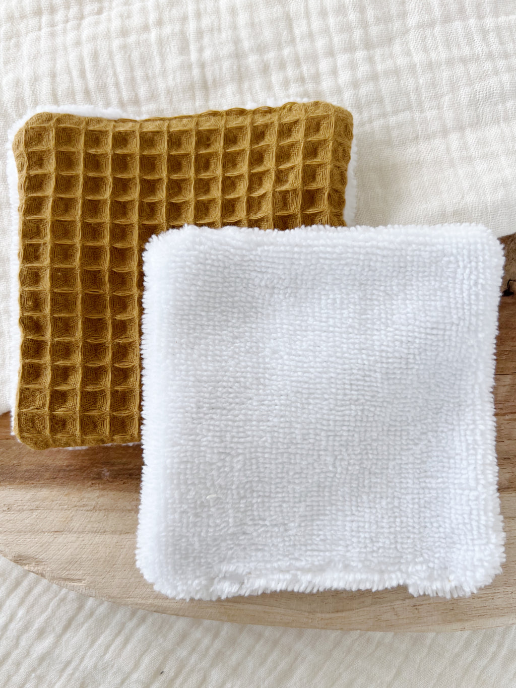 Coton lavable en éponge bambou