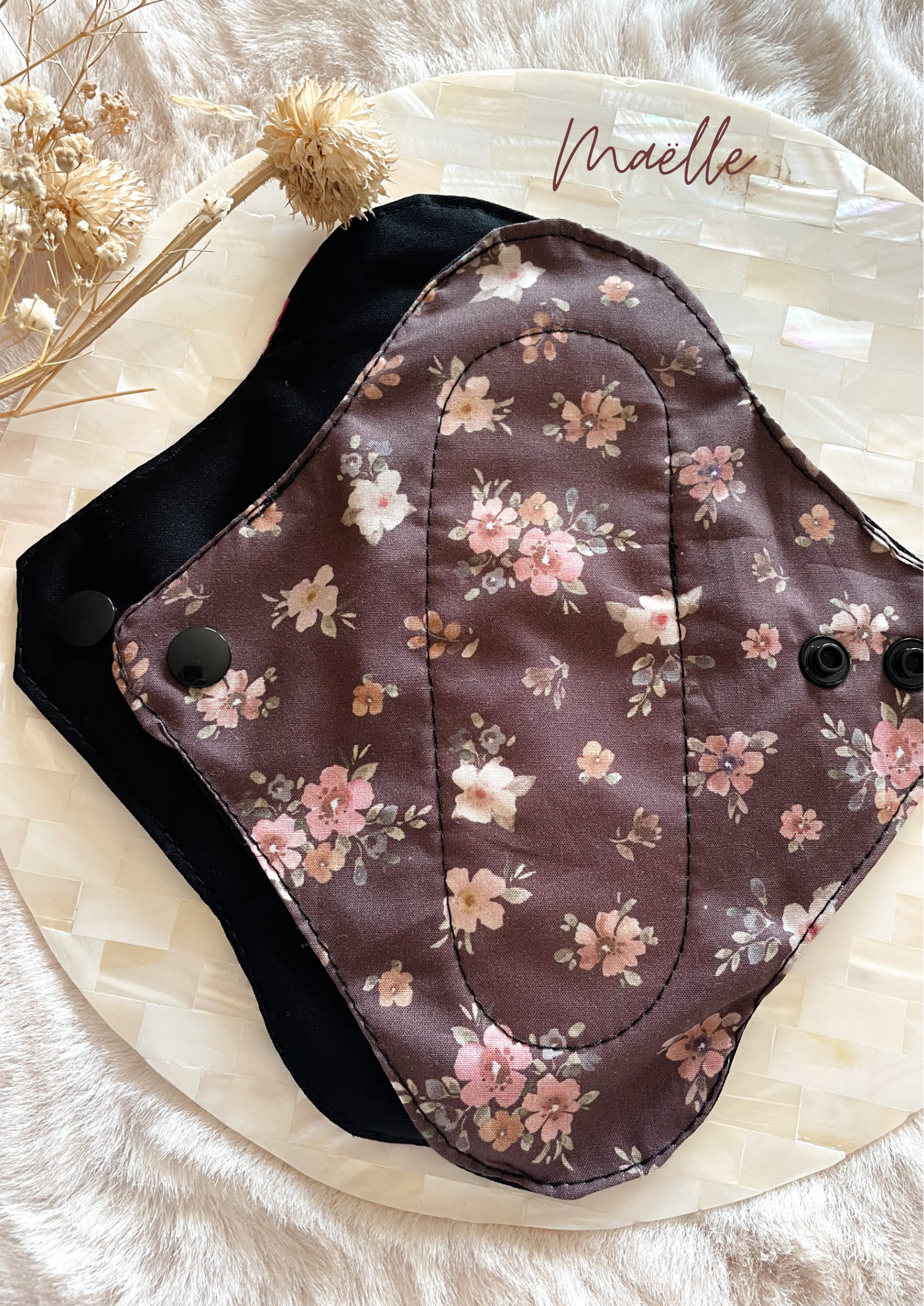 Serviette lavable flux MOYEN – Serviette hygiénique de jour