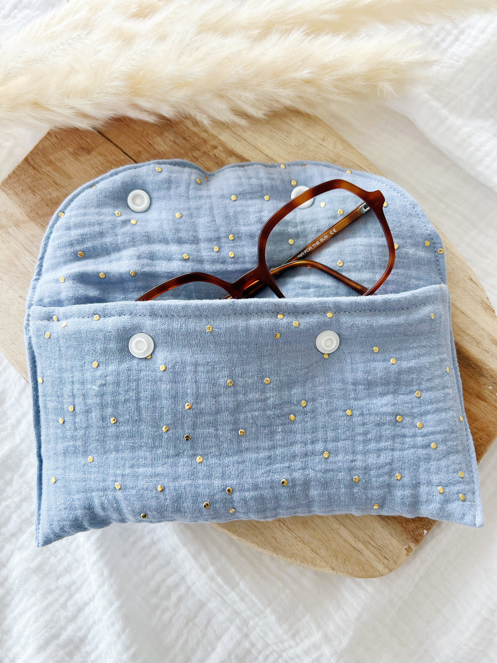 Double gaze Bleu baltique