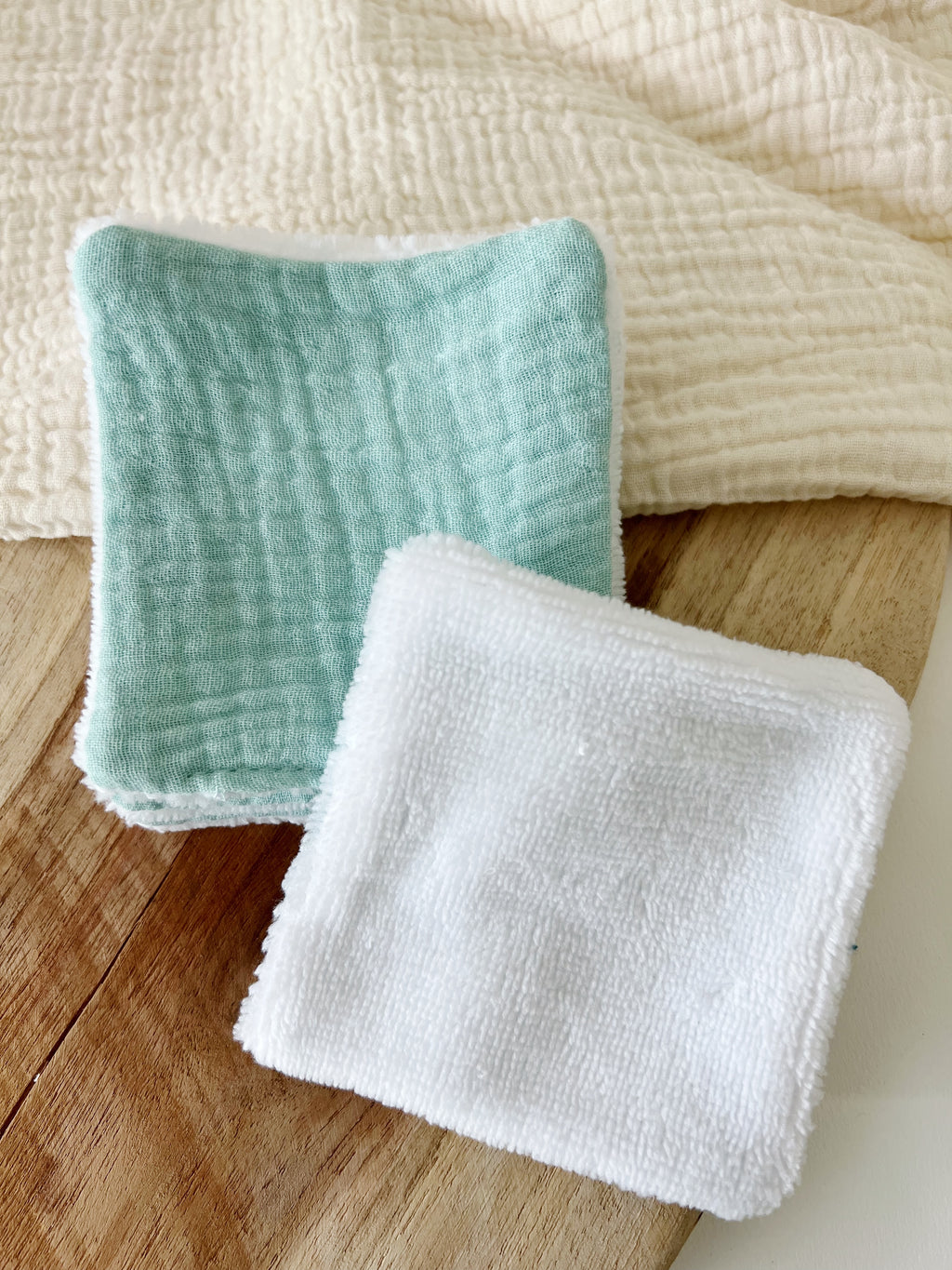 Coton lavable en éponge bambou