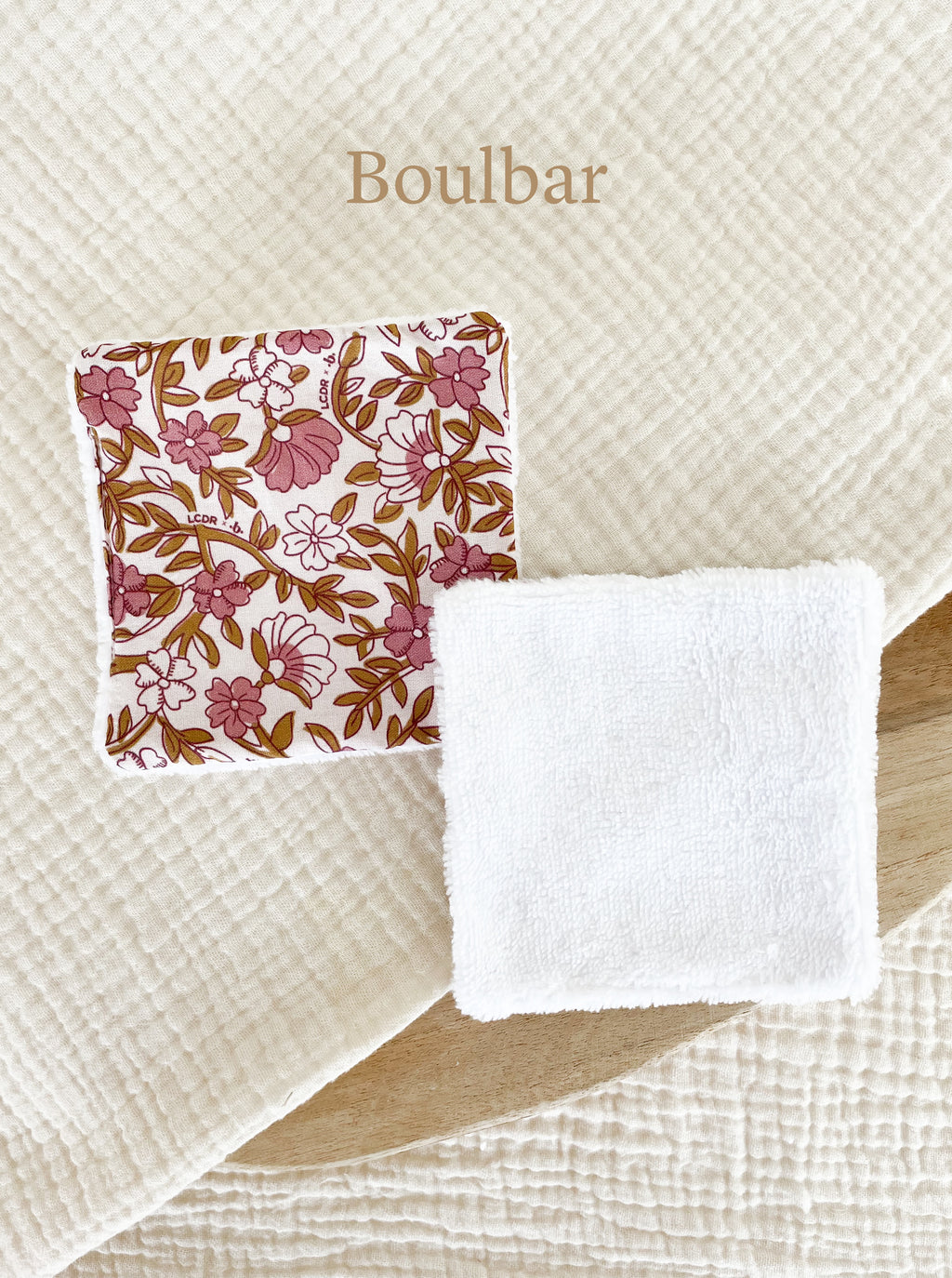 Coton lavable en éponge bambou