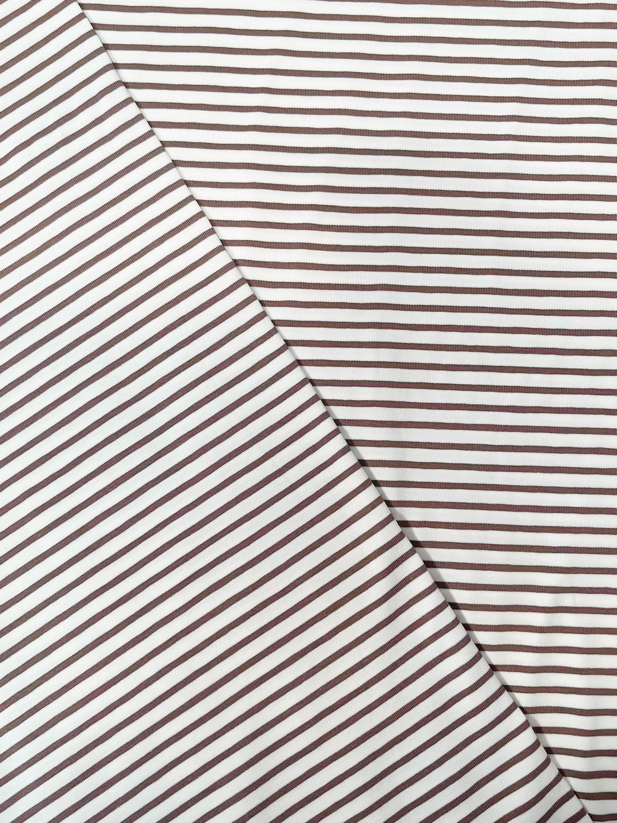 Jersey rayé marron