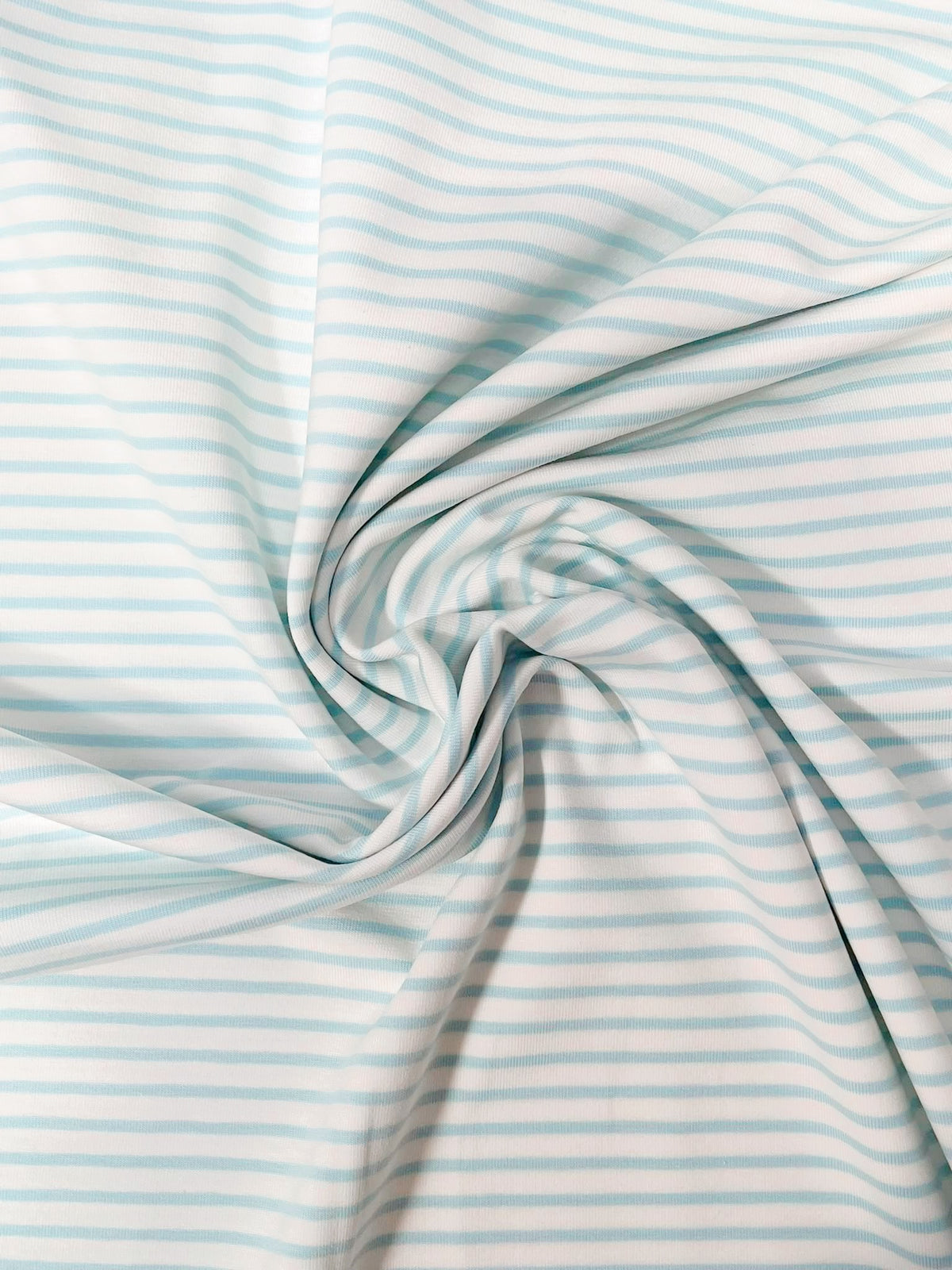 Jersey rayé turquoise