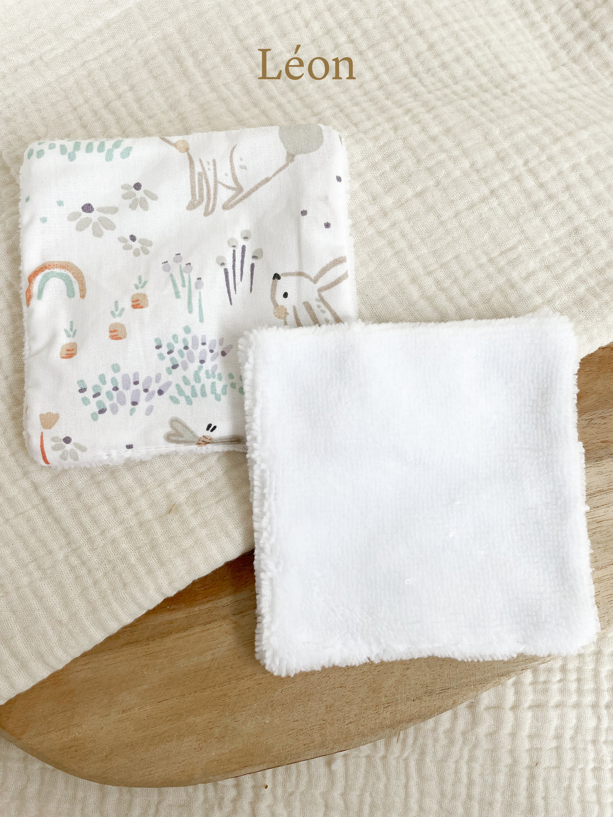 Lot de 5 lingettes bébé
