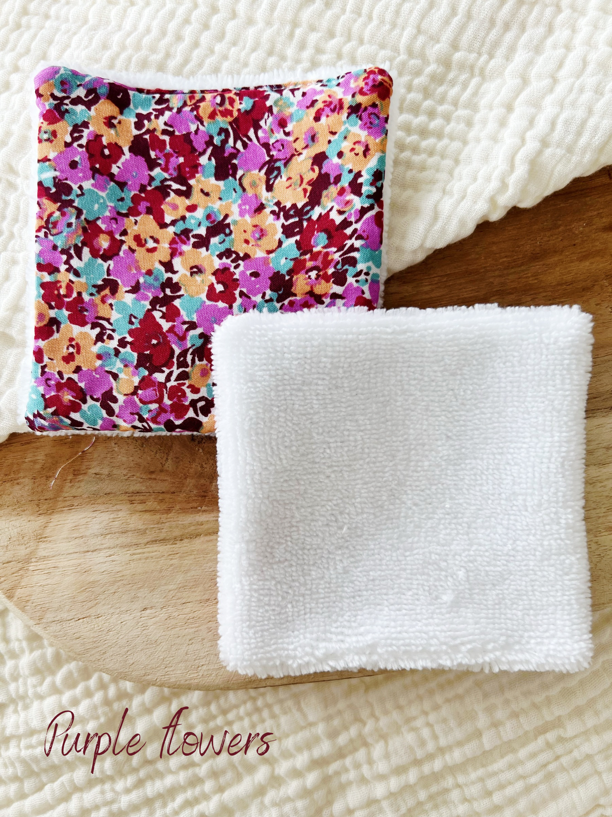 Coton lavable en éponge bambou