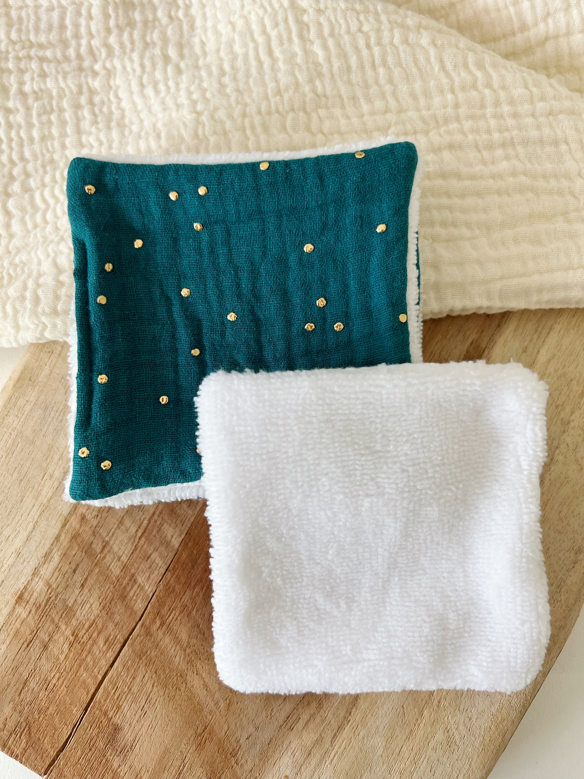 Coton lavable en éponge bambou