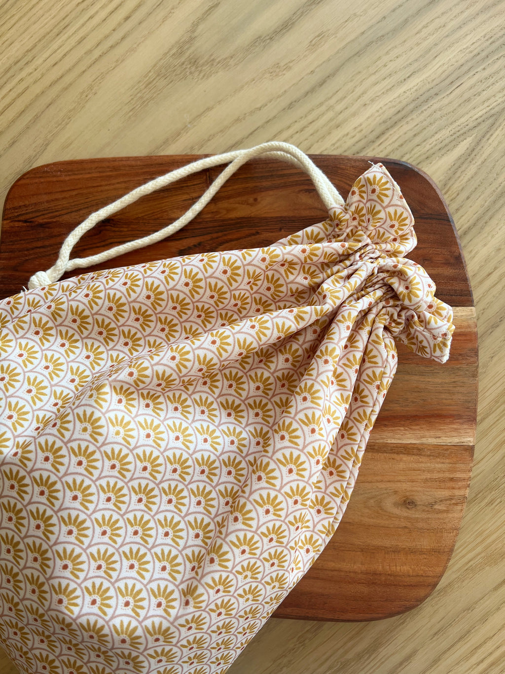Sac à salade en tissu réutilisable