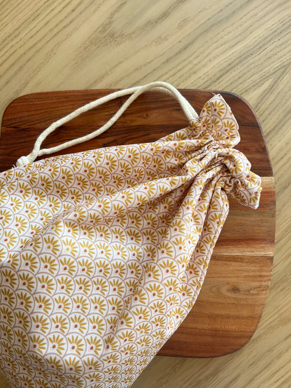 Sac à salade en tissu réutilisable