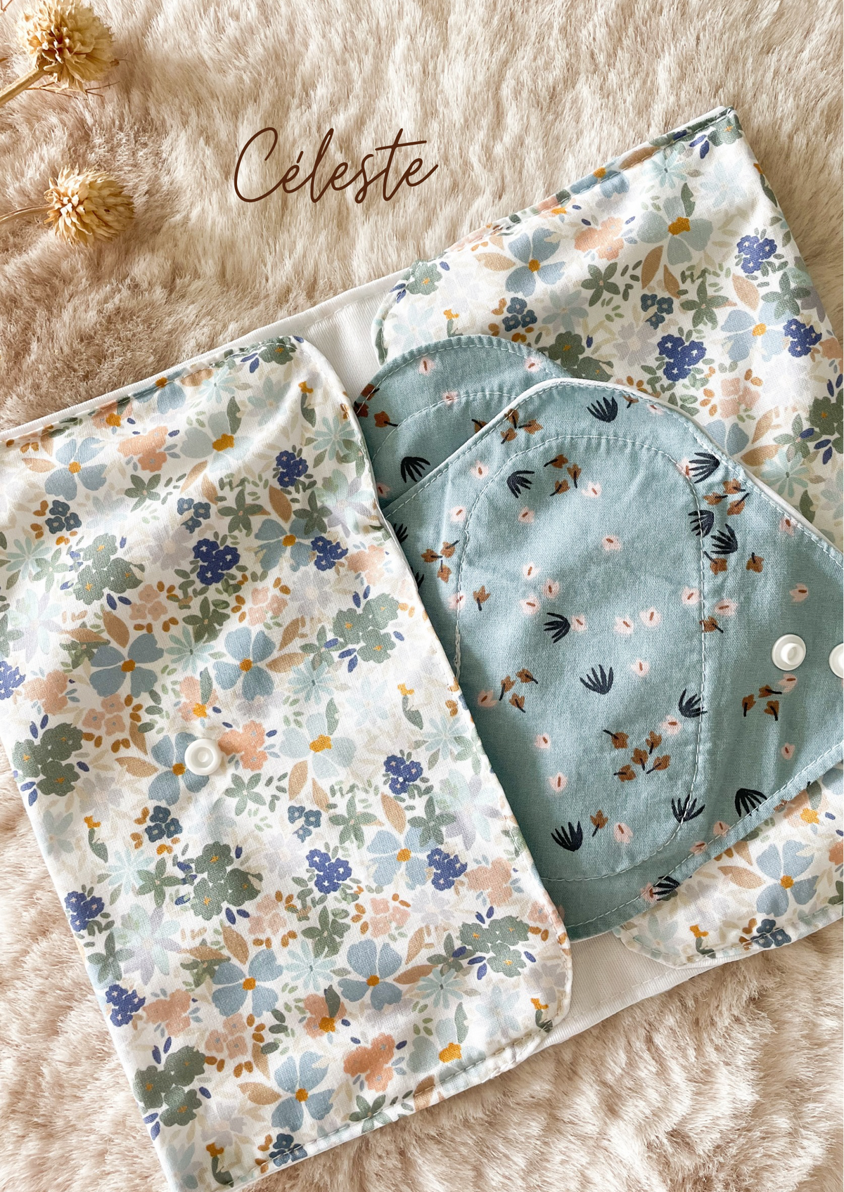 Pochette à culottes menstruelles/serviettes hygiéniques lavables