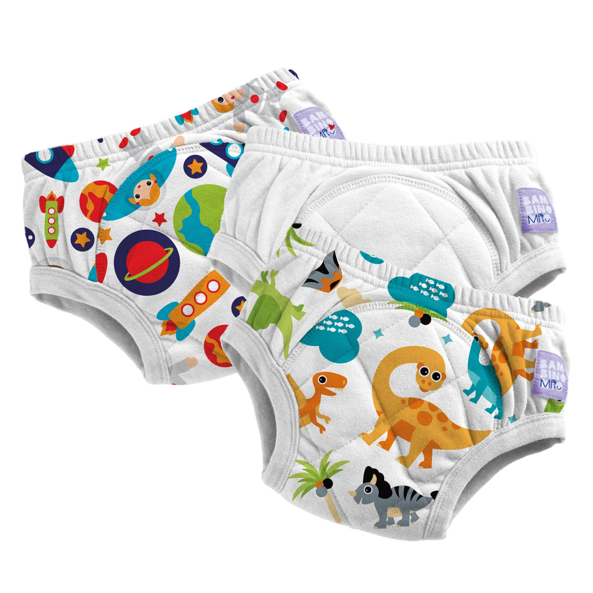 Lot de 3 culottes d'apprentissage lavable - Bambino mio