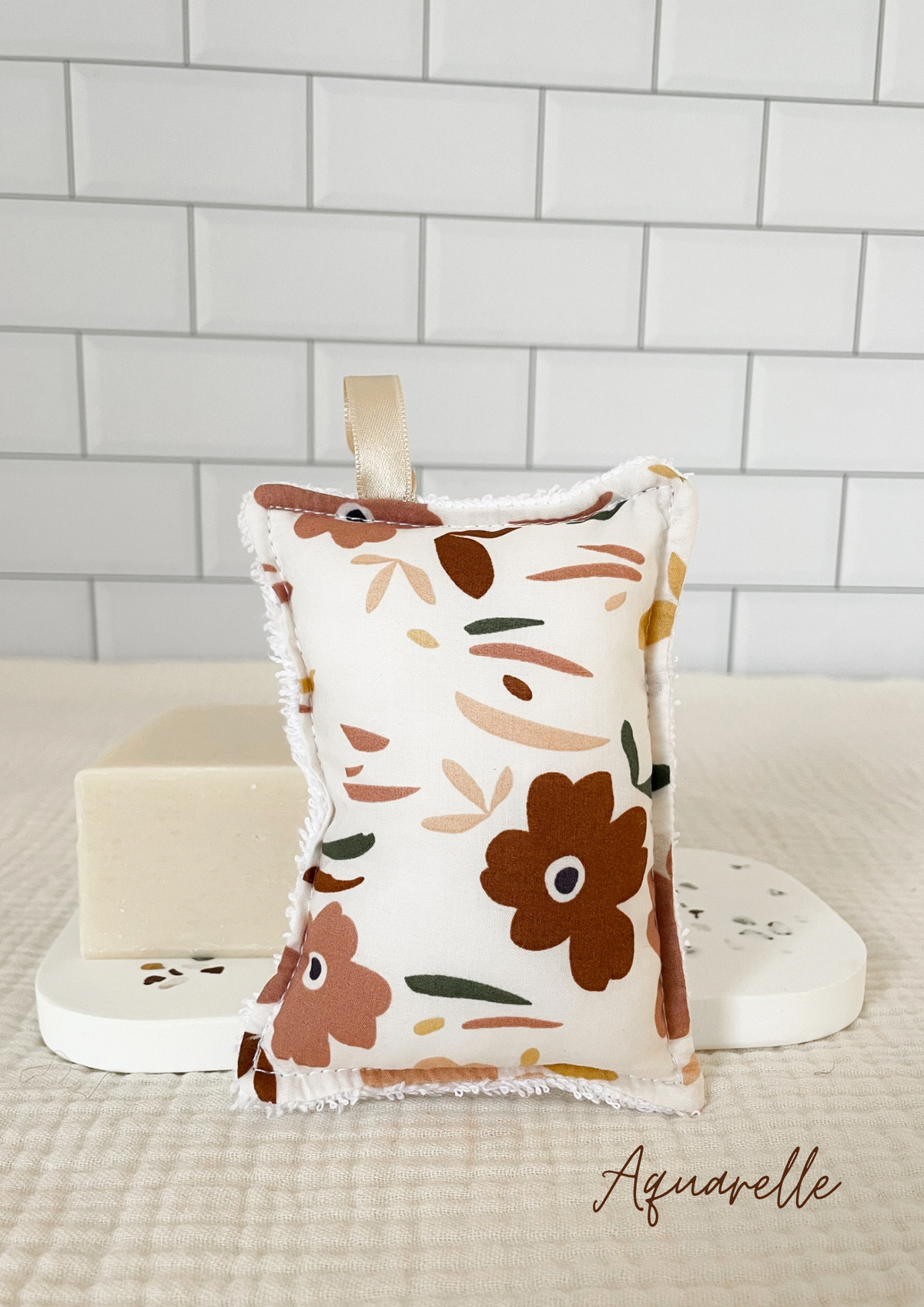 Éponge lavable et réutilisable en tissu