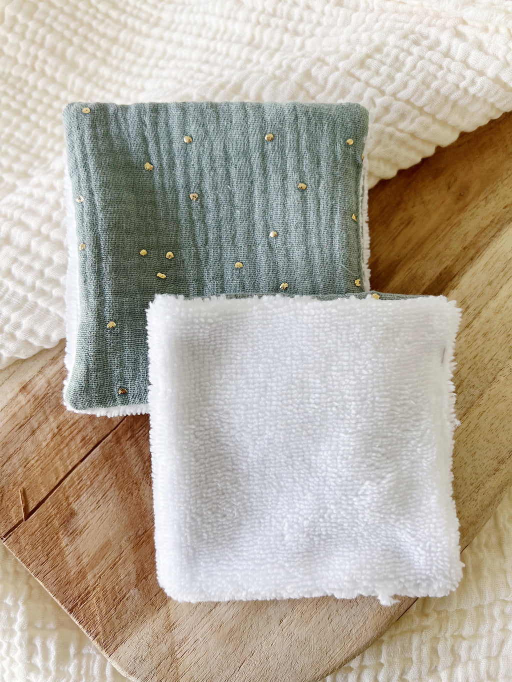 Coton lavable en éponge bambou