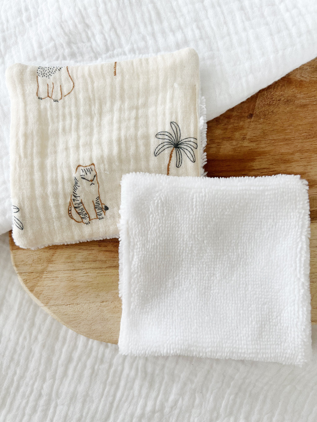 Lot de 5 lingettes bébé