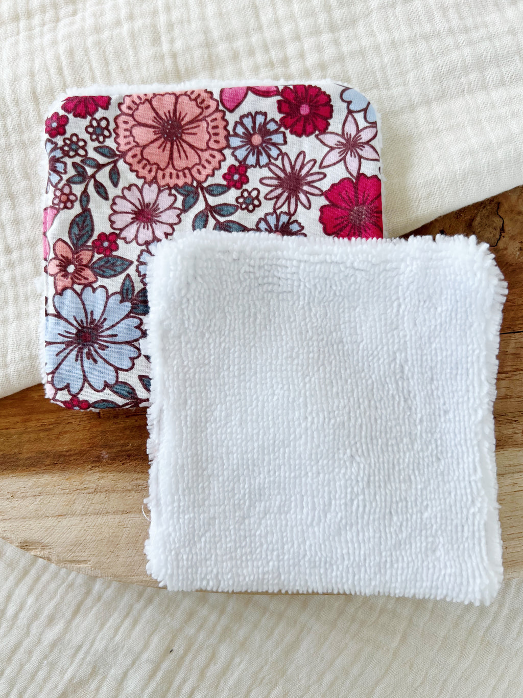 Coton lavable en éponge bambou