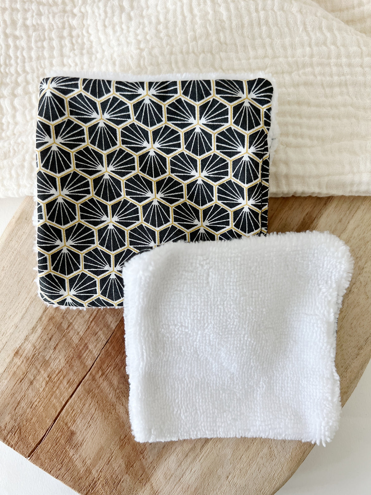 Coton lavable en éponge bambou