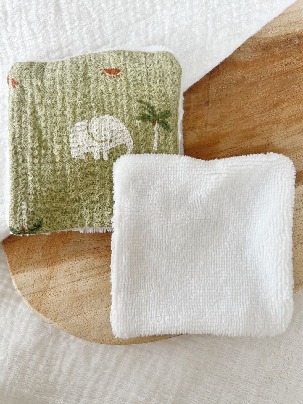 Lot de 5 lingettes bébé