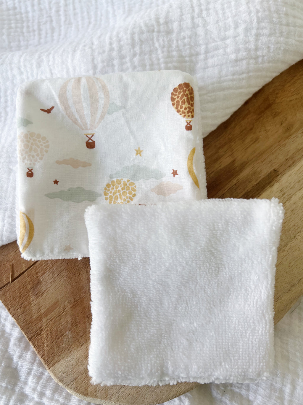 Lot de 5 lingettes bébé