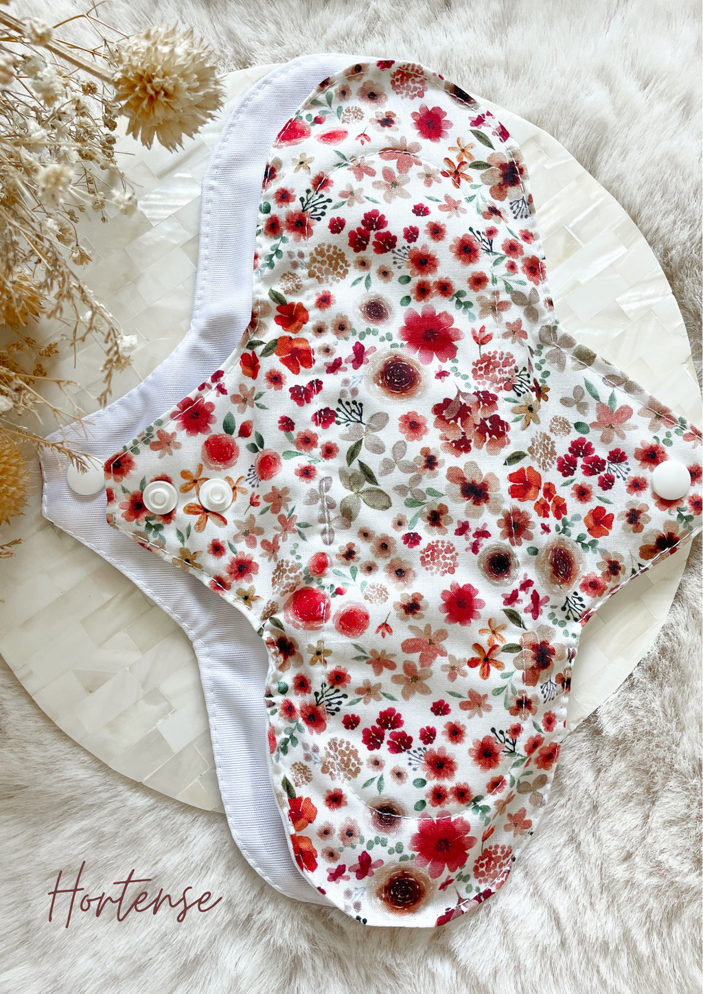 Serviette hygiénique lavable NUIT pour flux abondants