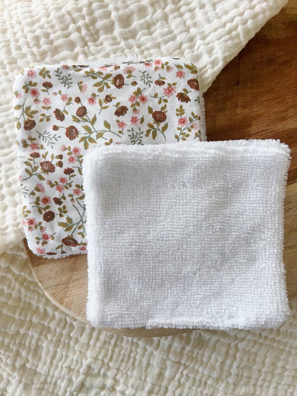 Coton lavable en éponge bambou