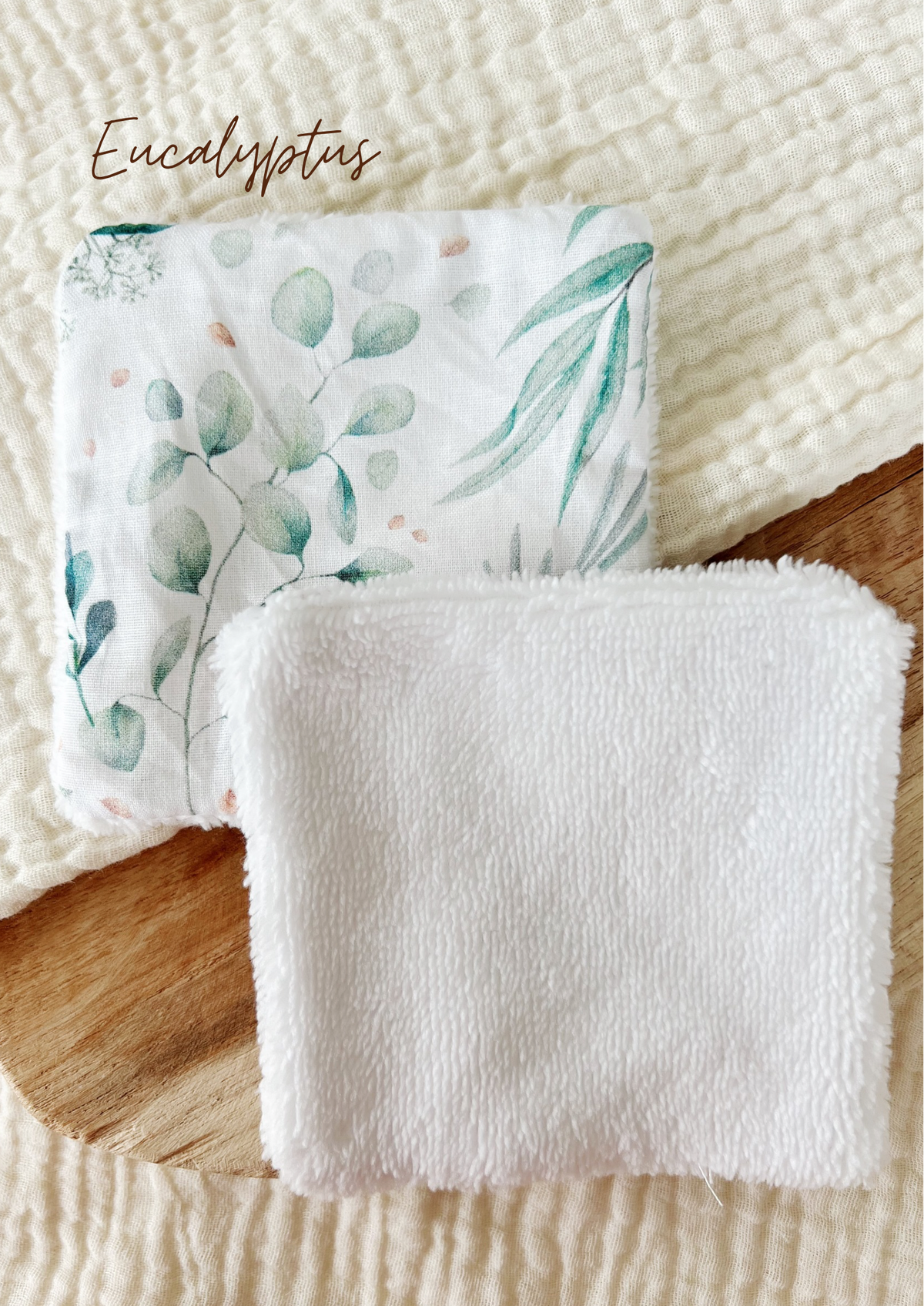 Coton lavable en éponge bambou