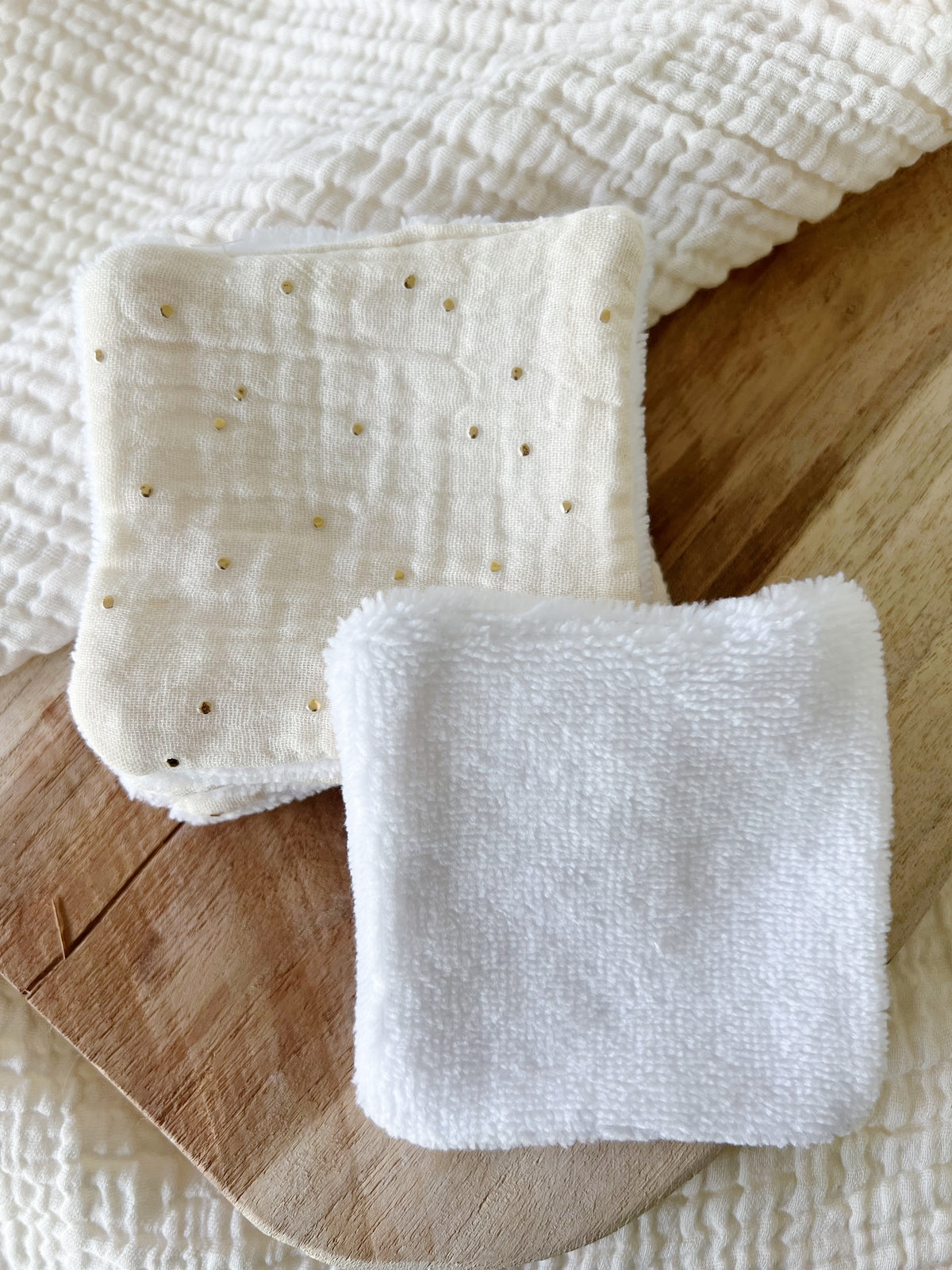 Coton lavable en éponge bambou