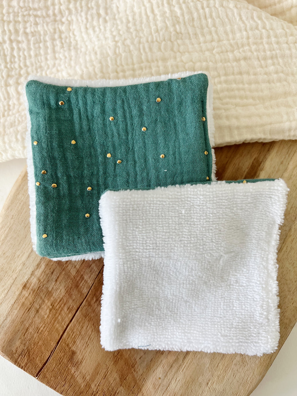 Coton lavable en éponge bambou