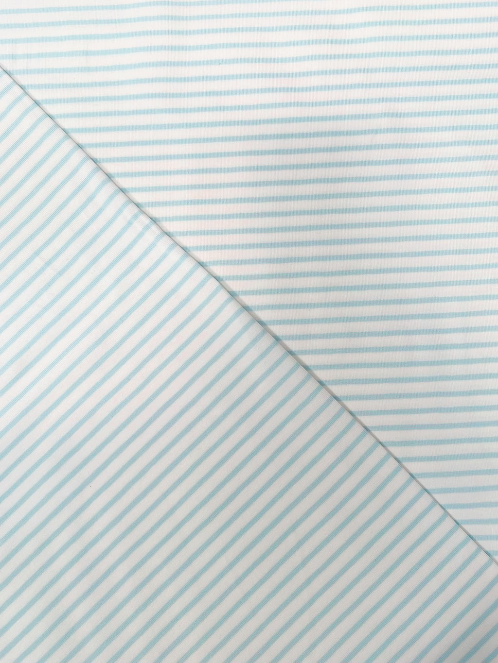 Jersey rayé turquoise