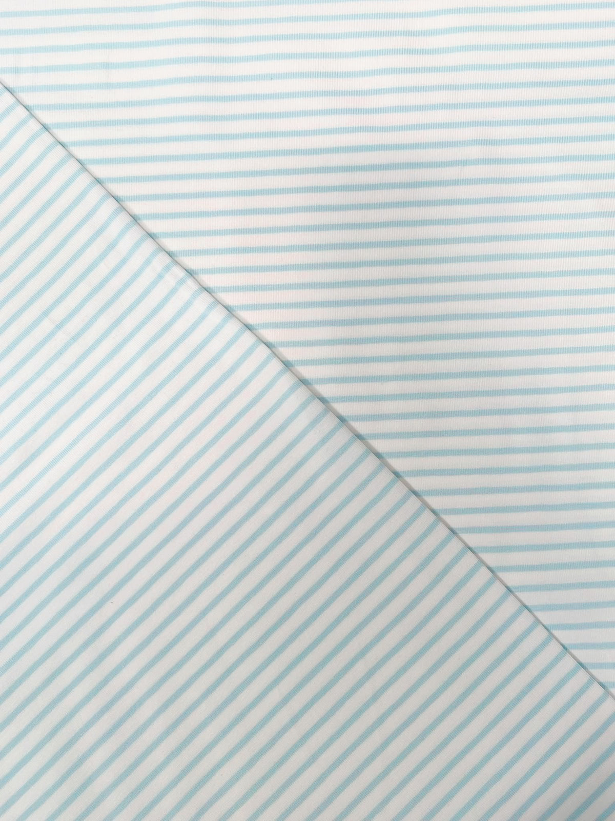 Jersey rayé turquoise