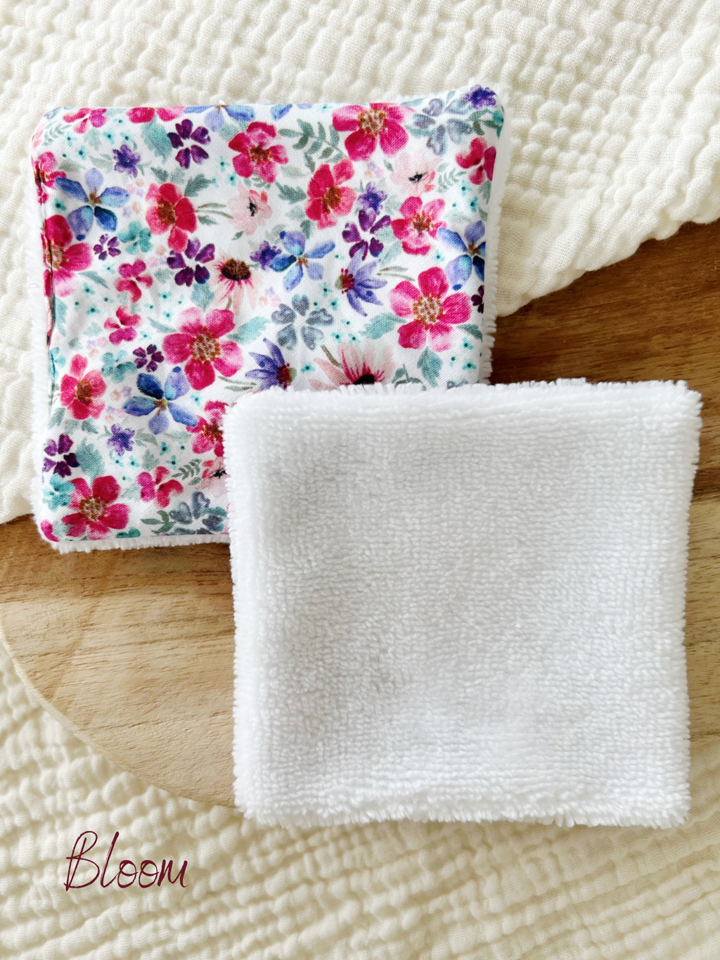 Coton lavable en éponge bambou