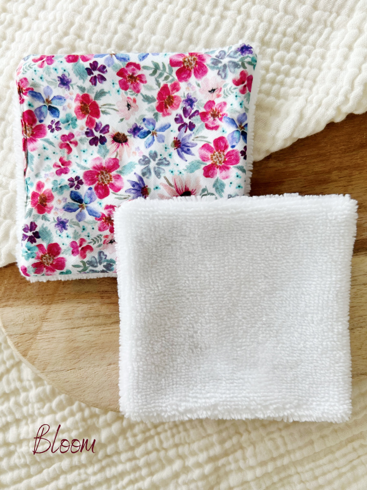 Coton lavable en éponge bambou