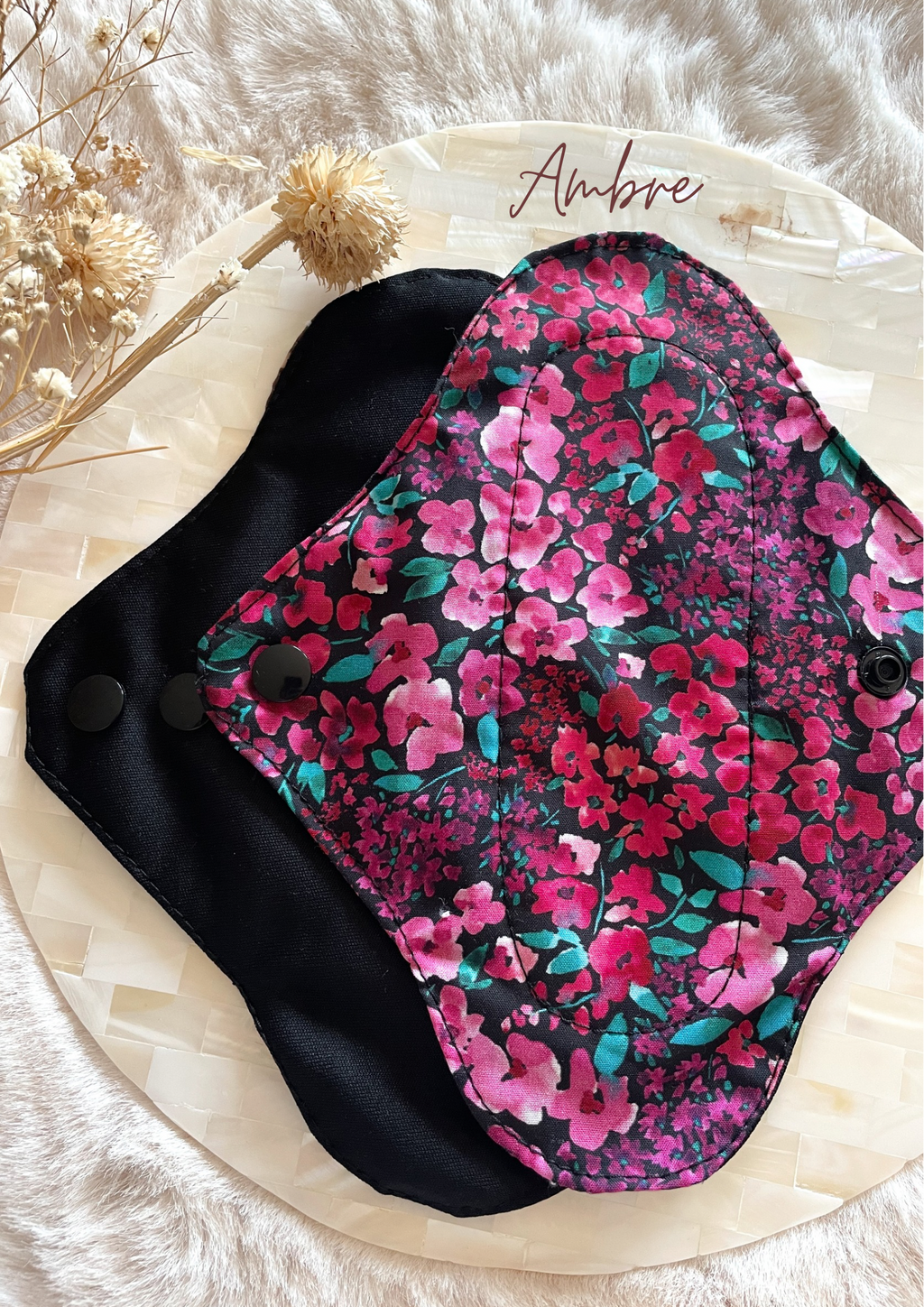 Serviette lavable flux MOYEN – Serviette hygiénique de jour