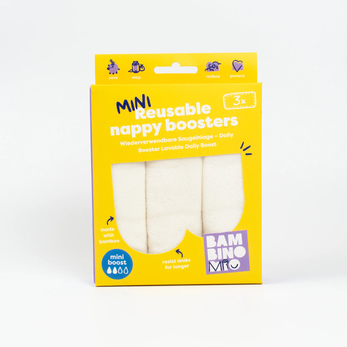 Mini Booster absorbant couches lavables - Bambino mio