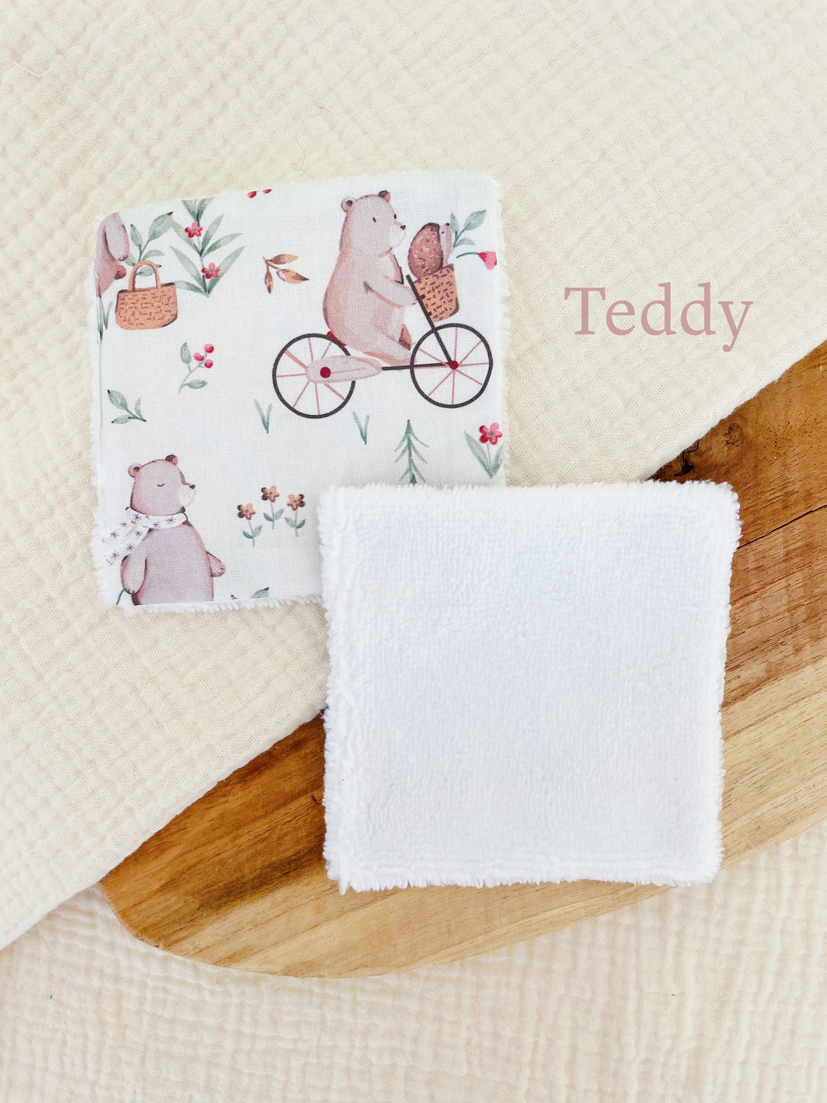 Lingettes bébé éponge bambou