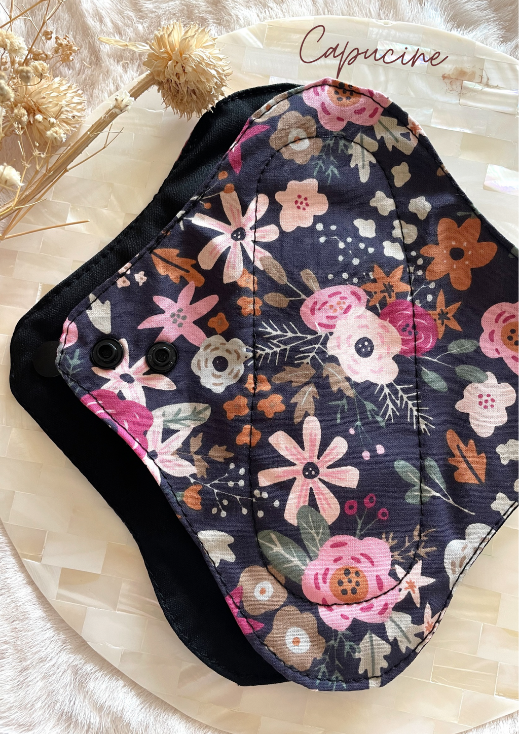 Serviette lavable flux MOYEN – Serviette hygiénique de jour