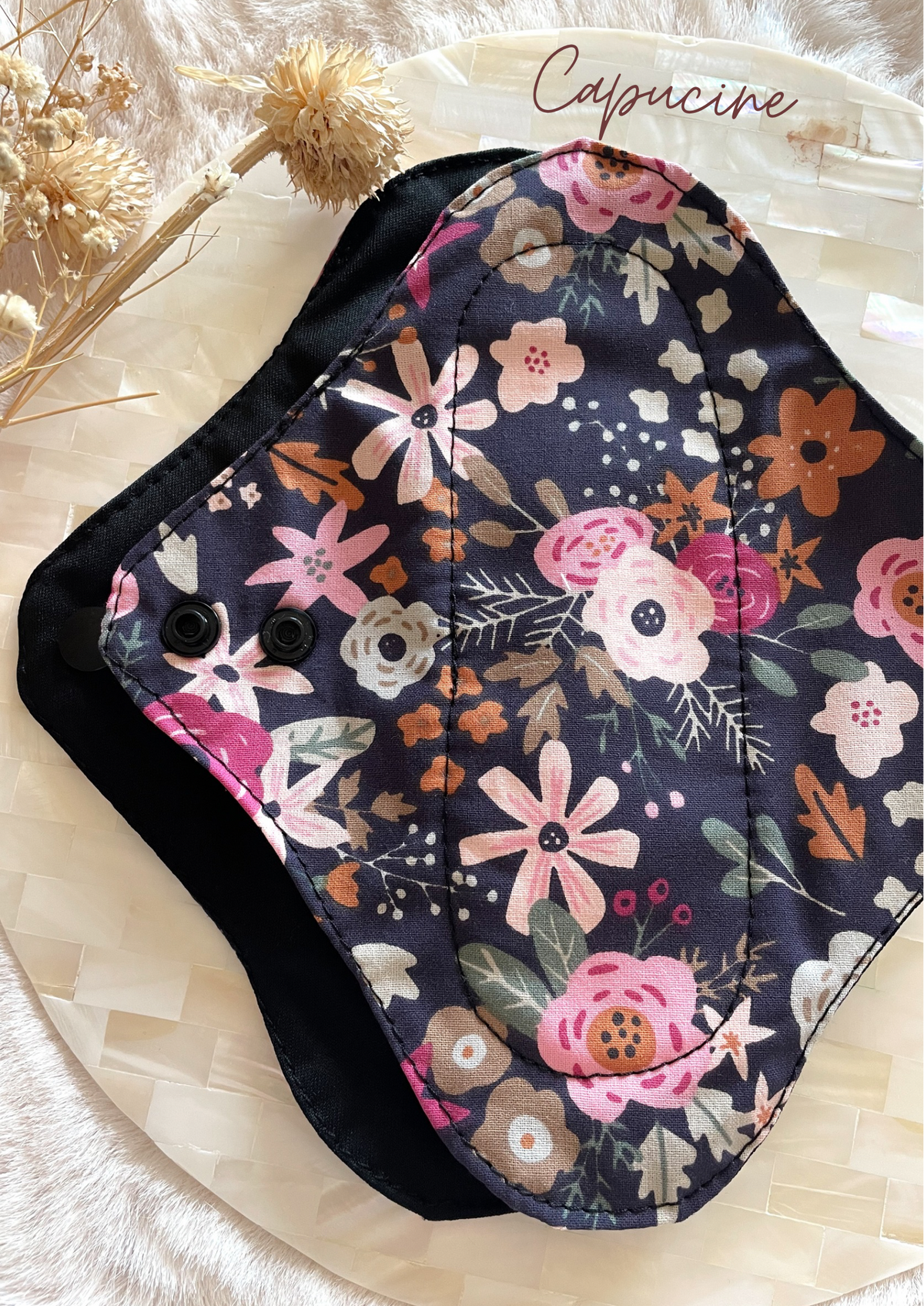 Serviette lavable flux MOYEN – Serviette hygiénique de jour
