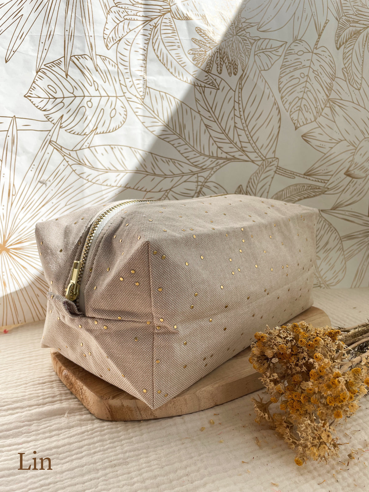 Trousse de toilette (intérieur imperméable)