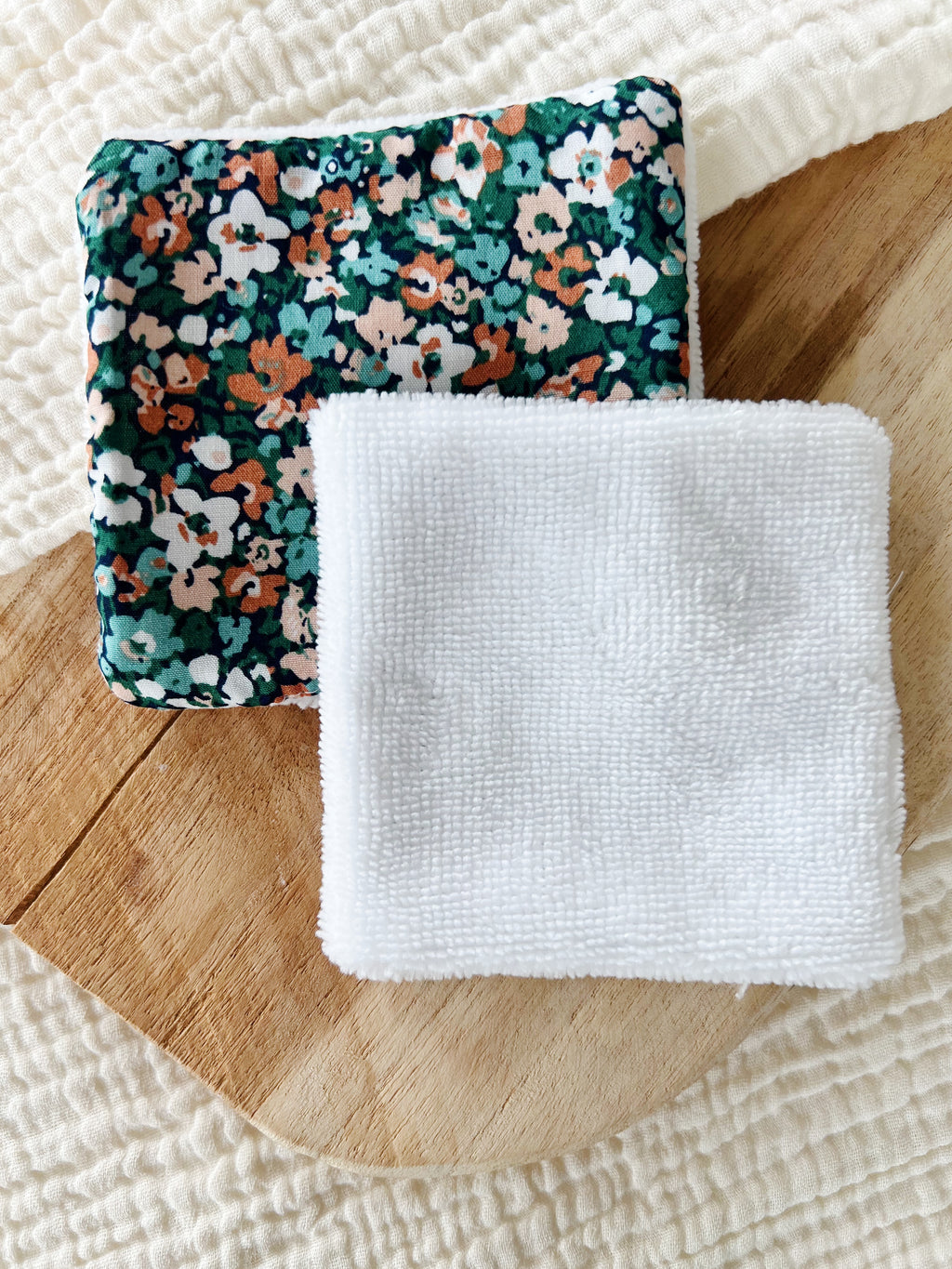 Coton lavable en éponge bambou