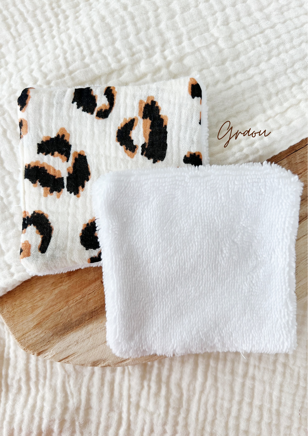Coton lavable en éponge bambou