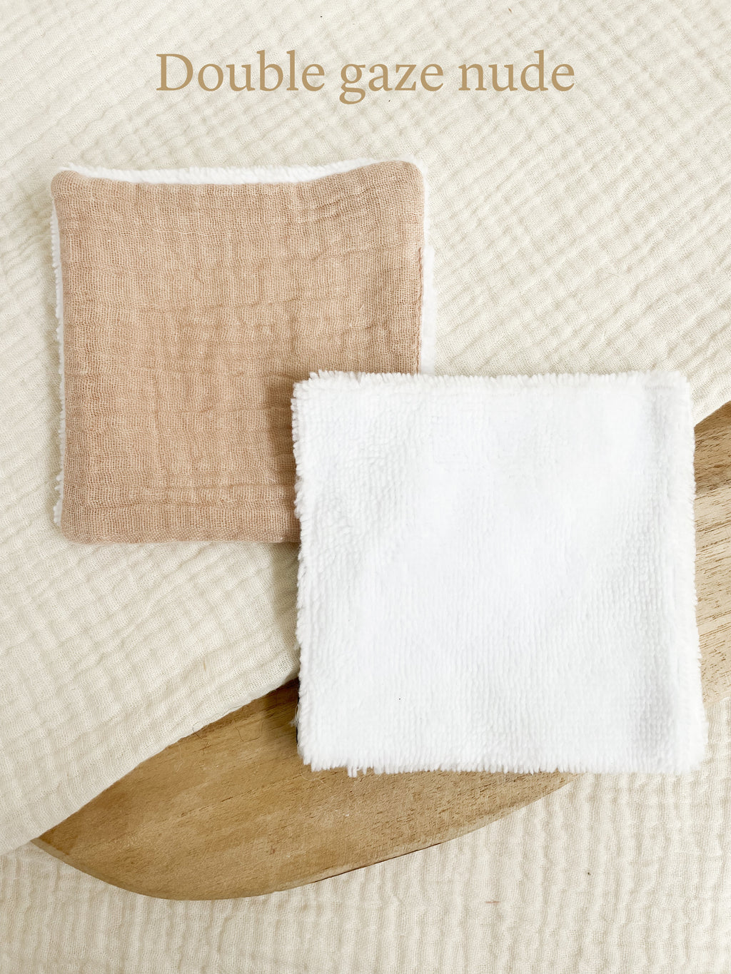 Coton lavable en éponge bambou
