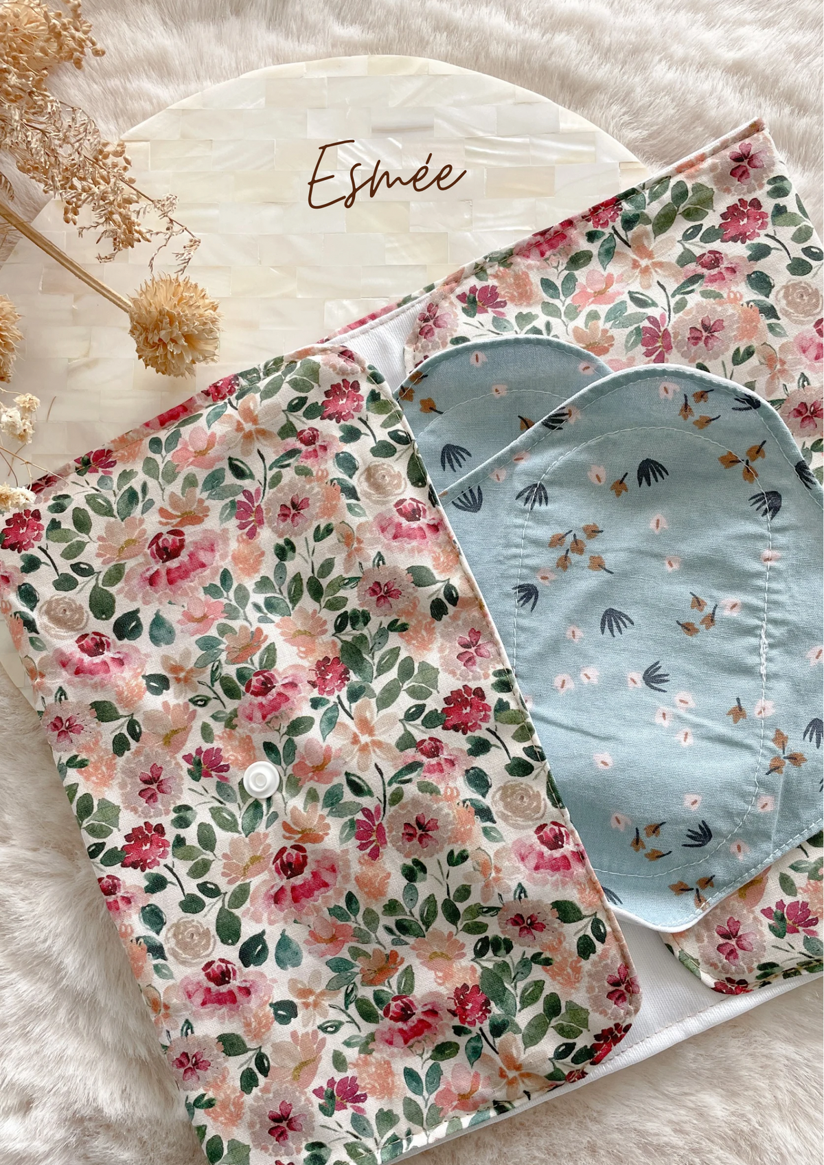 Pochette à culottes menstruelles/serviettes hygiéniques lavables