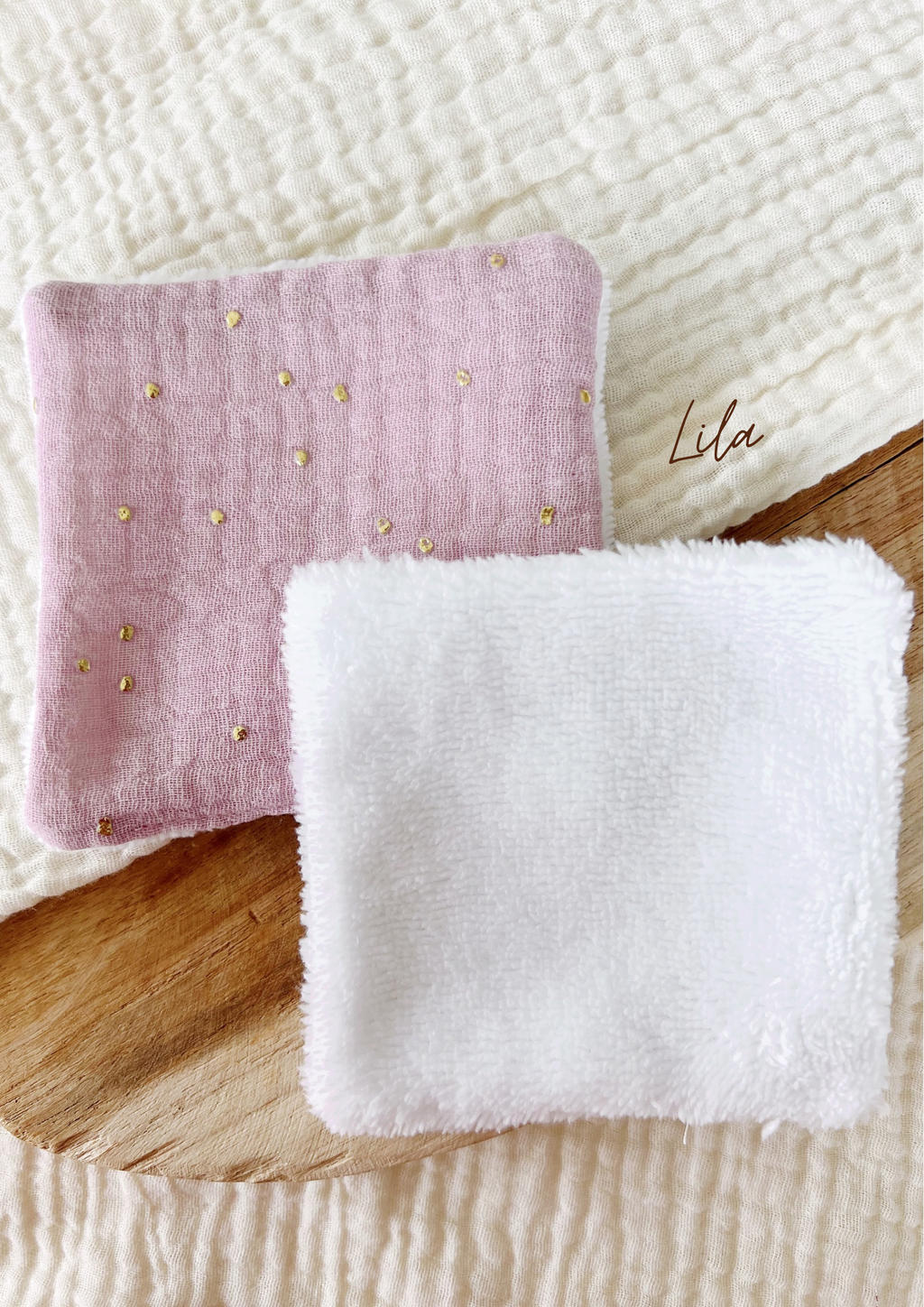 Coton lavable en éponge bambou