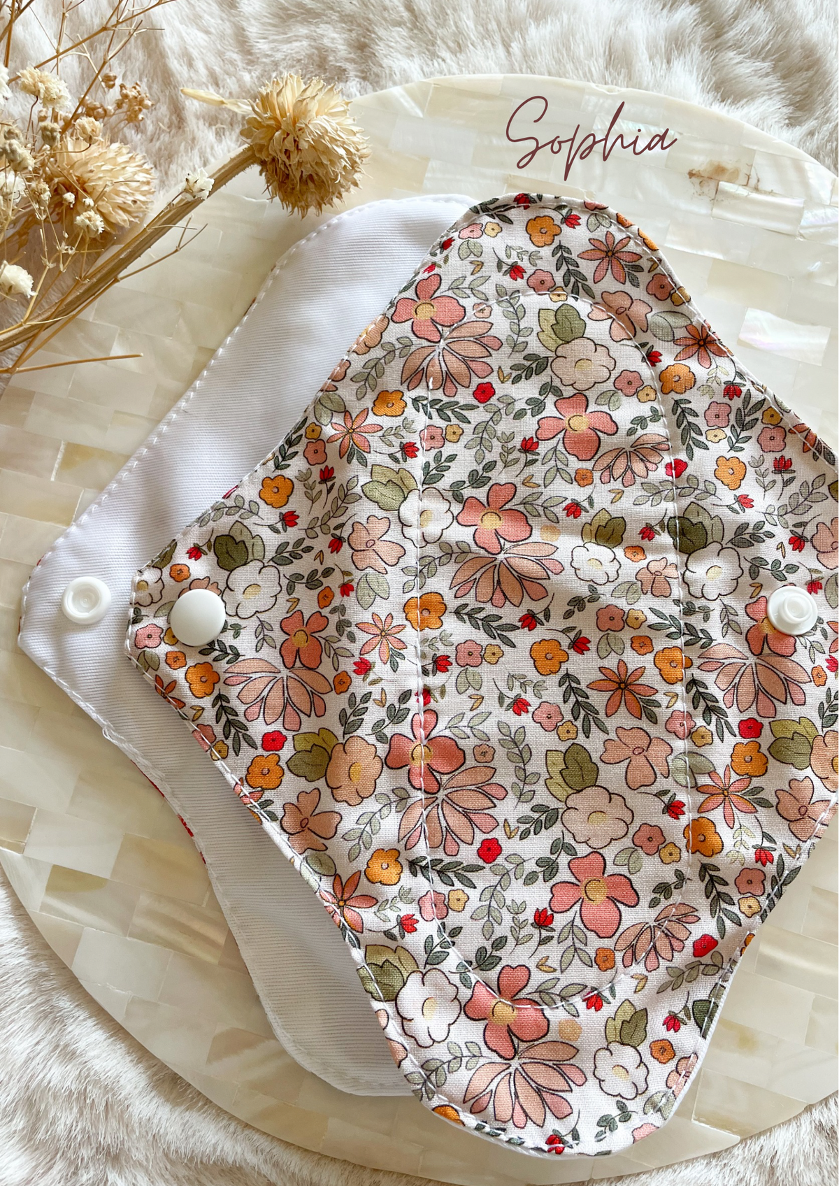 Serviette lavable flux MOYEN – Serviette hygiénique de jour