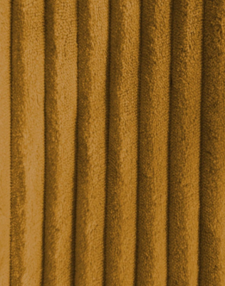 Tissu minky côtelé camel