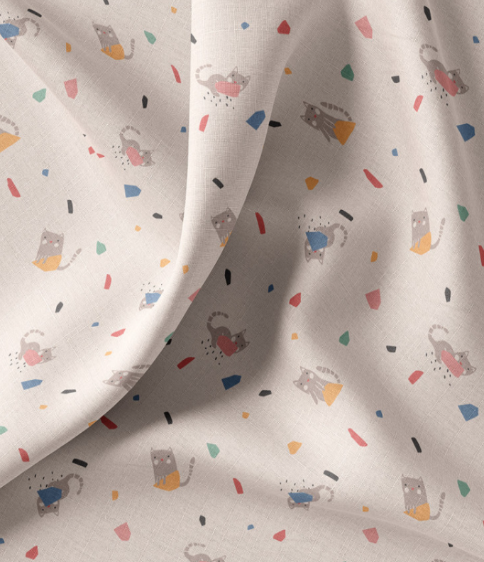 Coton imprimé Cats