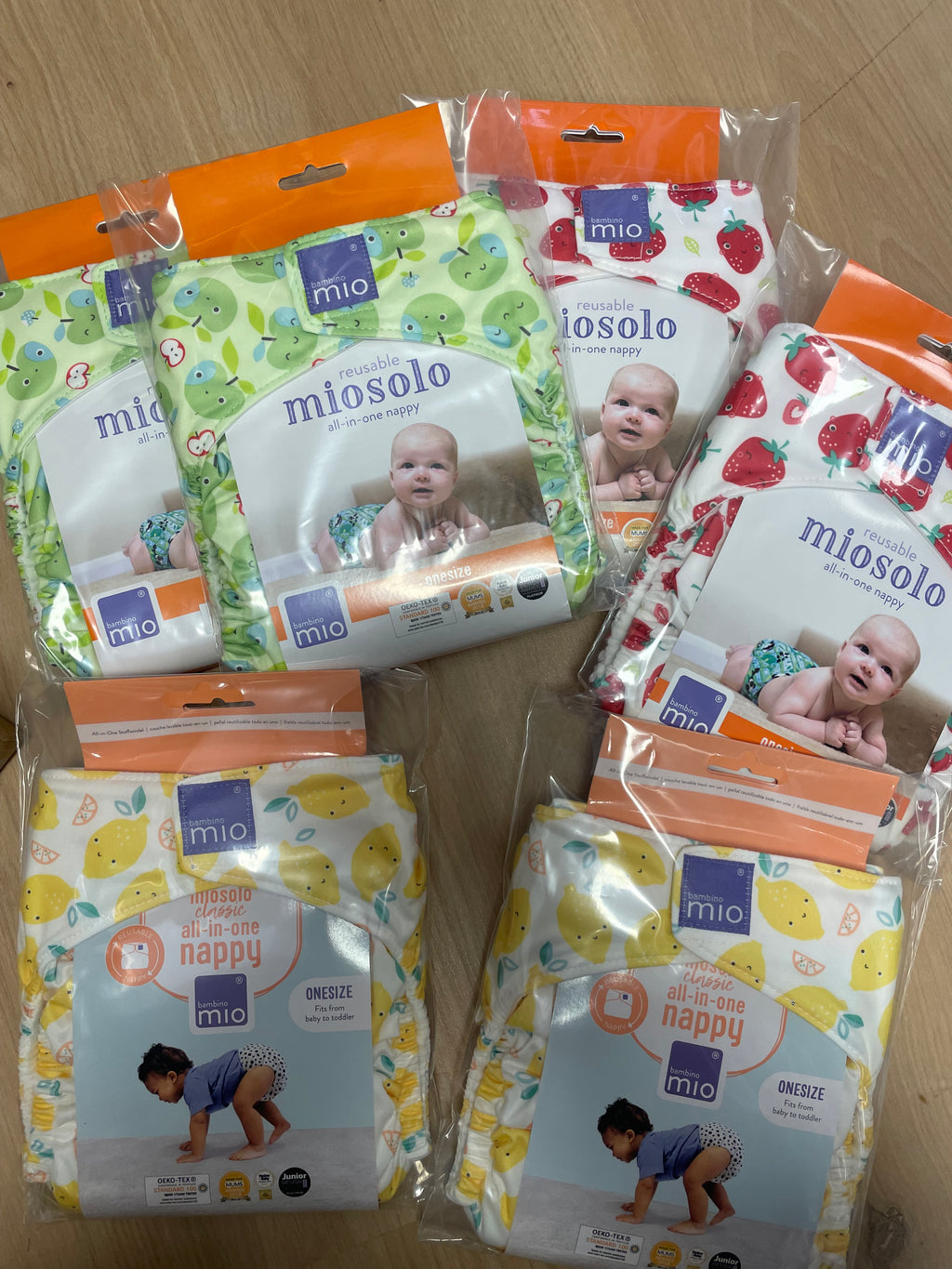 Pack de 6 couches lavables - Bambino mio