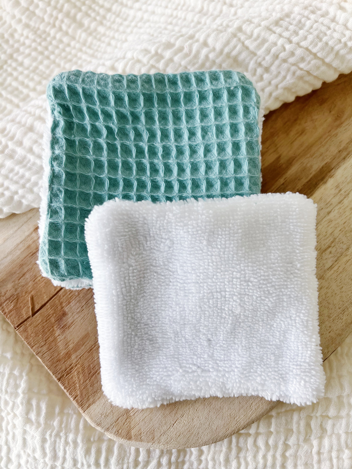 Coton lavable en éponge bambou