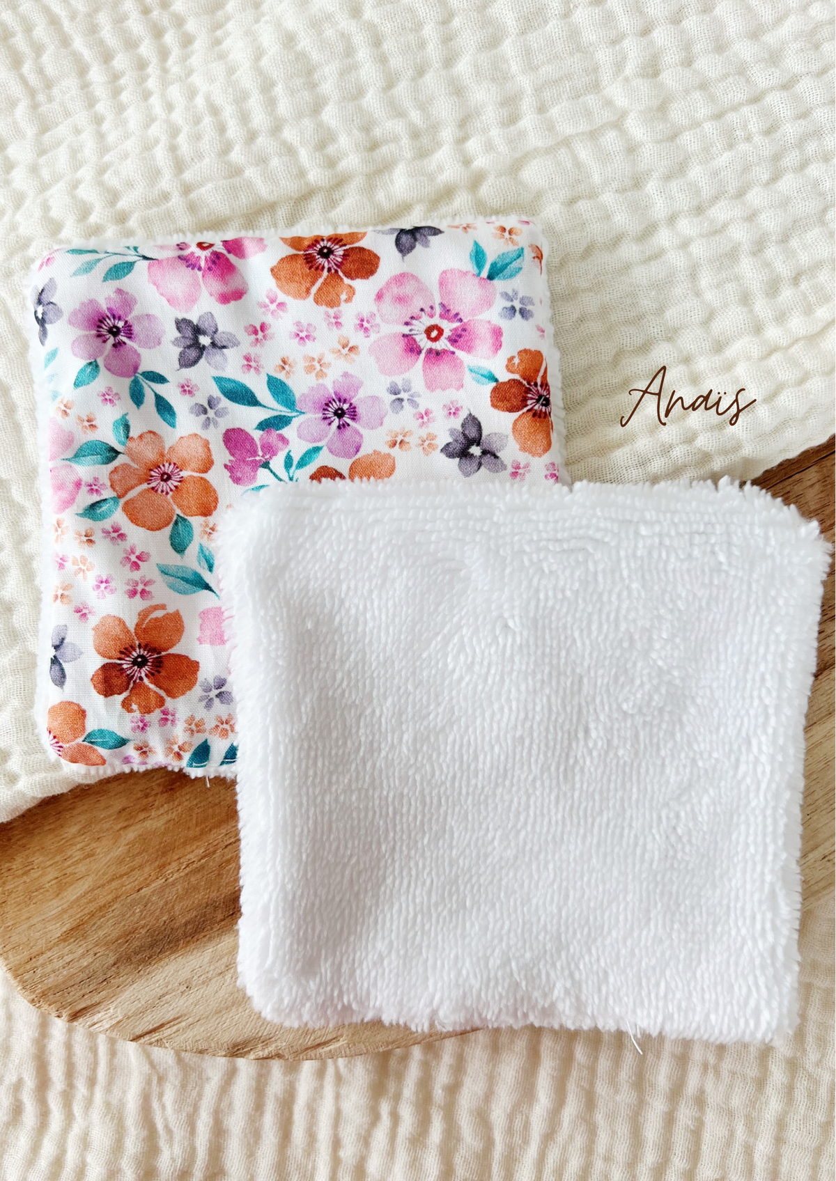 Coton lavable en éponge bambou