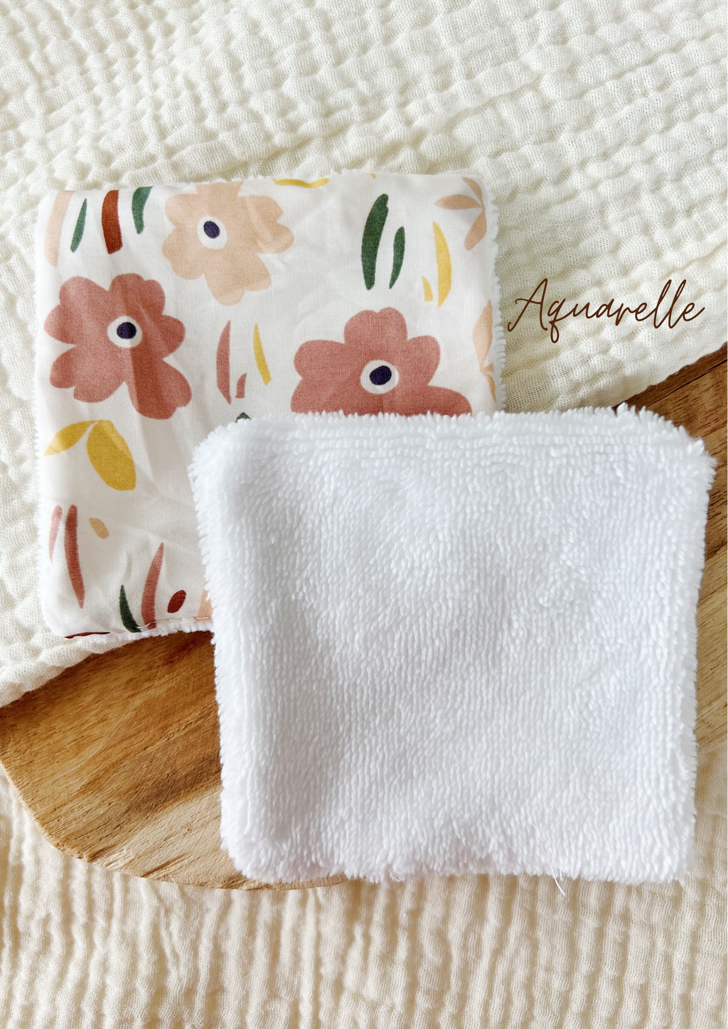 Coton lavable en éponge bambou